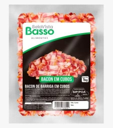 BACON BARRIGA CUBOS BASSO PCT 1KG