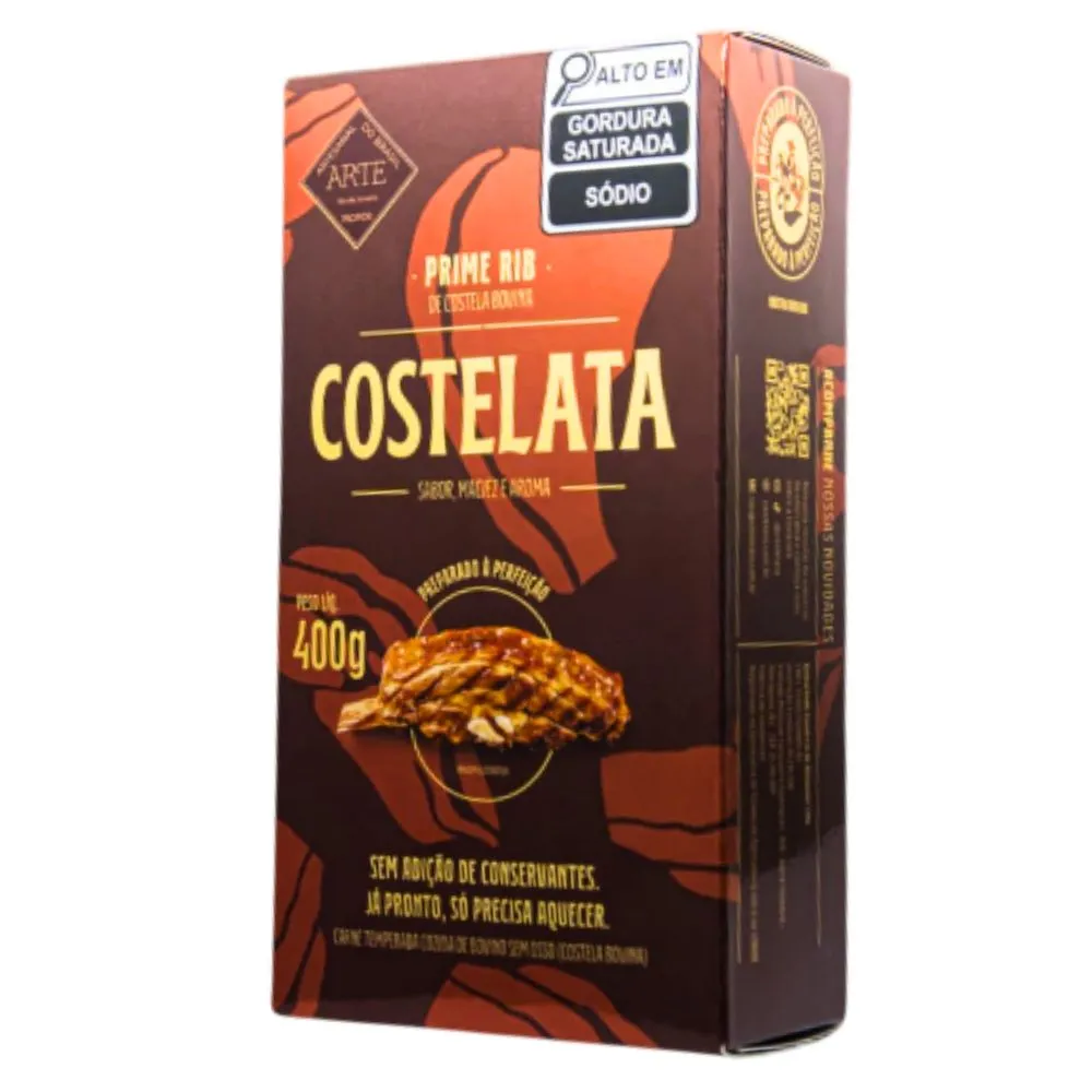 COSTELA BOV PRIME RIB COZ COSTELATA CX 400GR