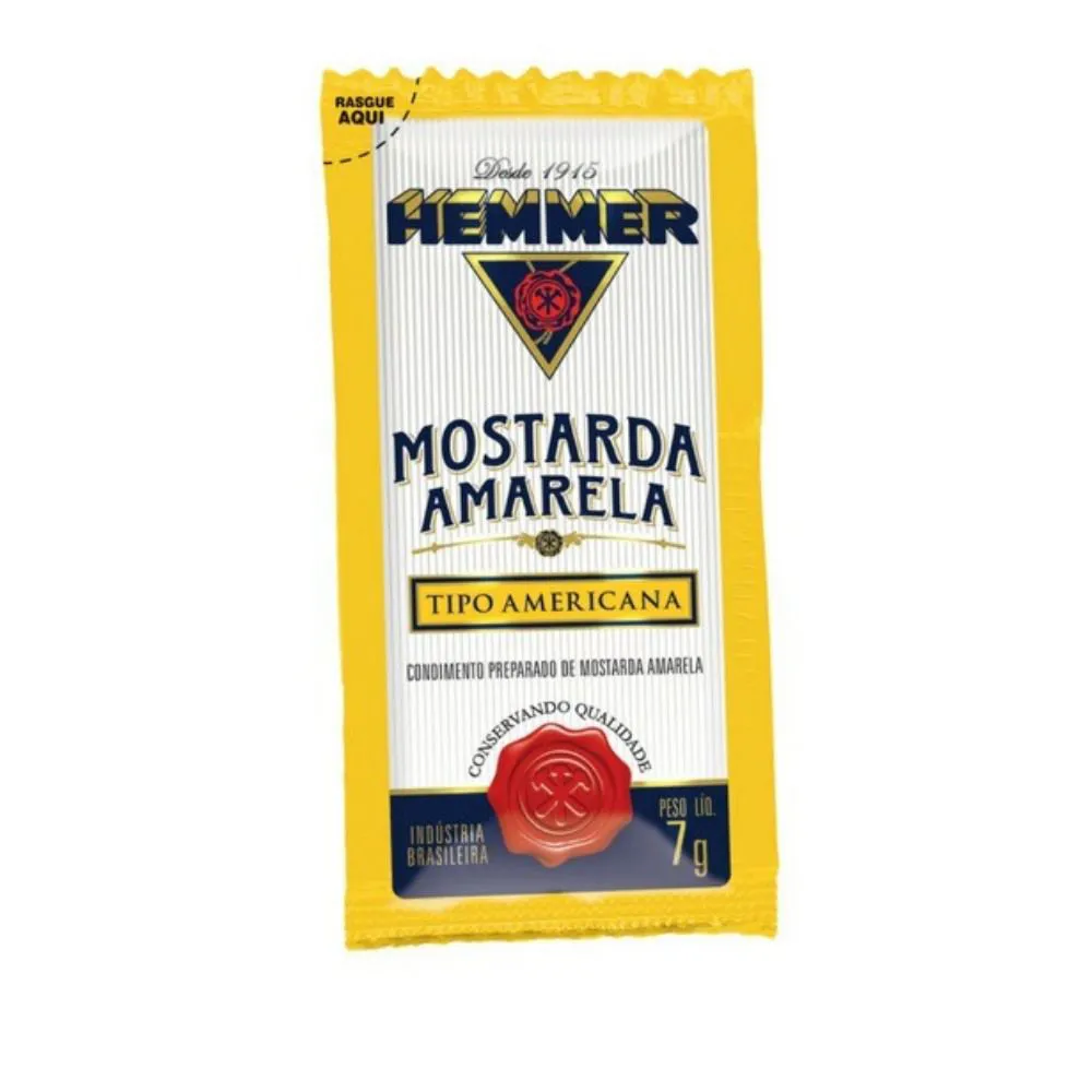 MOSTARDA HEMMER SACHE CAIXA 190X7GR